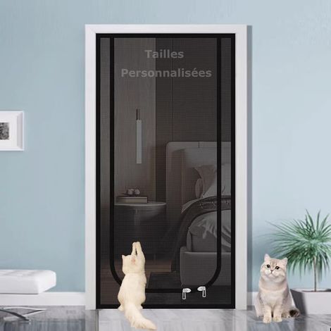 Tailles Personnalisées Porte Moustiquaire pour Chat Filet de (1/5)