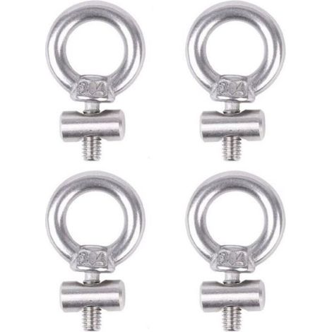 Boulon À Œil D Épaule - Acier Inoxydable 304 - Pour Garde-Corps Et Anneaux De Suspension - 4 Pièces (1/5)