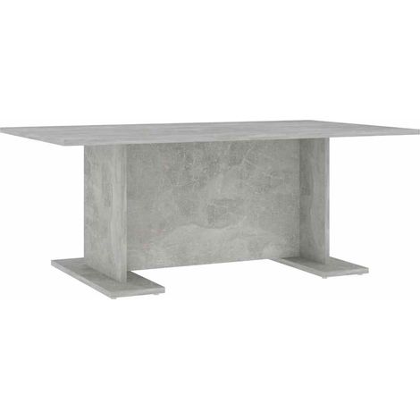 Maison Exclusive - Tavolino Salotto Grigio Cemento 103,5x60x40cm Legno Multistrato (1/5)