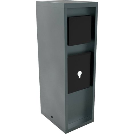 [NEUWERTIG] B-Ware Bold 10620 Gartensteckdose Außensteckdose Stromverteiler Anthrazit Mit Timer App