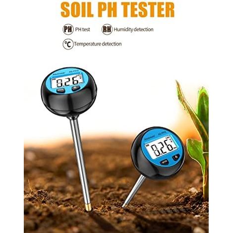 Boden Feuchtigkeitsmesser fr Pflanzen, PH Wert Bodentester, 3 in 1  Feuchtigkeitsmessgert Pflanzen mit PH/Temperatur/Feuchtigkeit fr Auen-  und Zimmerpflanzen (PH3)