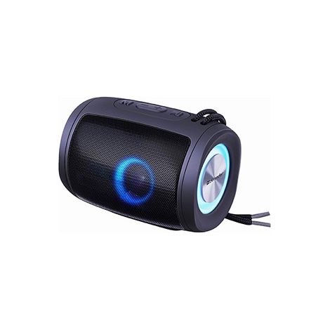 DEFENDER Defender Enjoy S200 Haut-parleur Bluetooth 5.3 avec lumière LED, haut-parleur portable Bluetooth, boîte de musique, lecteur MP3, prend en charge les lecteurs flash et microSD, jusqu'à 9 heure