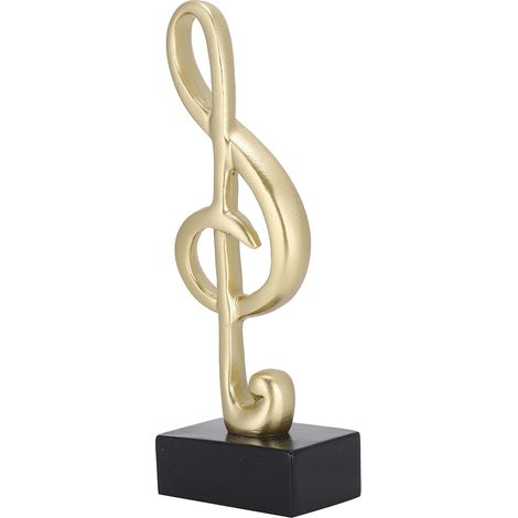 Elegante Harzfigur einer Musiknote für Büro oder Zuhause, ein perfektes Geschenk (1/5)