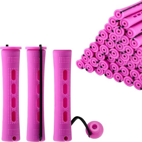 Permanent Hair Curling Kit, 30-Piece Heatless Curling Iron Set, 0.75 Inch, Damage-Free Hair Curling Device, Ideal for Fine, Colored, or Damaged Hair, Travel, Vacation (1/5)