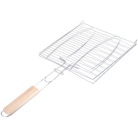 Clip en Maille for Barbecue, Pince à Poisson grillé, Accessoires d'outils domestiques en Acier Inoxydable avec poignée for Barbecue (1/5)