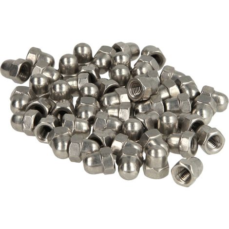 Ecrou borgne M4 selon DIN 1587 inox A2