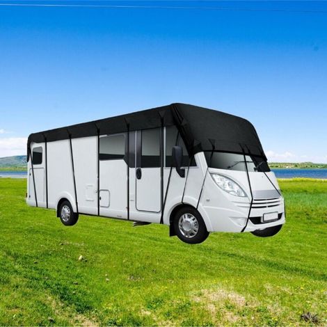 Housse de toit pour camping-car, tissu Oxford 210D, imperméable, antitache et résistant aux UV, convient aux camping-cars (5 m x 3 m) (1/4)