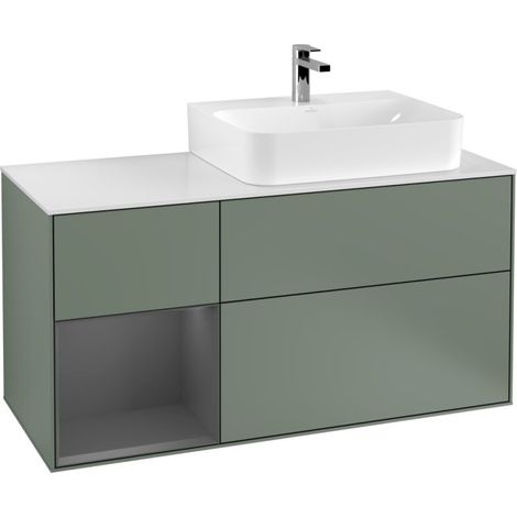 Villeroy & Boch G141GKGM meuble sous-lavabo Finion G14 (1/2)