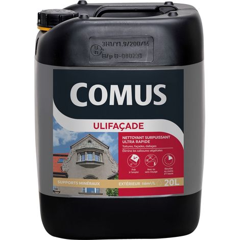 Comus – Ultrafacade 20 L – Produit d'entretien pour cuisine – Application sur bois dur et teck – Résistance aux chocs et aux intempéries (1/2)
