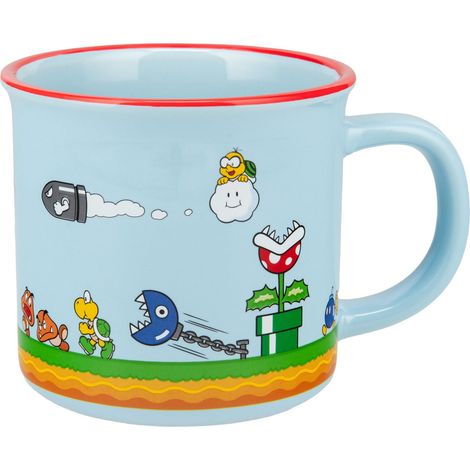 Tasse 350 ml en céramique – Motif Mario, Luigi et Yoshi, compatible lave-vaisselle et micro-ondes (1/5)