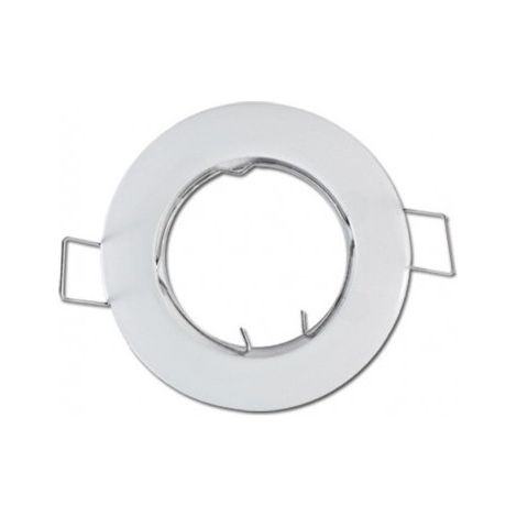 Support plafond Rond Blanc Ø77 mm
