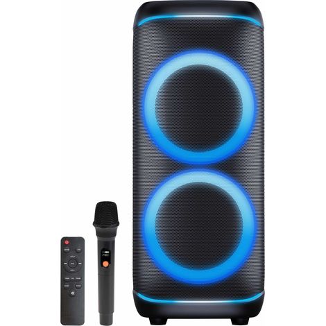Enceinte Bluetooth DENVER BPS-470, 200 W, avec animation lumineuse (1/5)