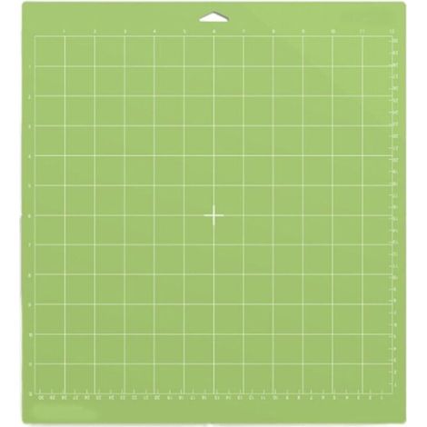Lot de 3 planches à découper pour papier et carton, pour couture, marquées, 12 × 12 pouces, vert (1/5)