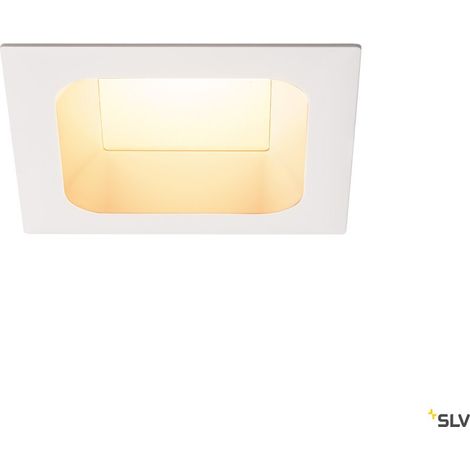 Encastré downlight VERLUX blanc 22W 135x135mm 3000K - SLV - 112692 (1/5)