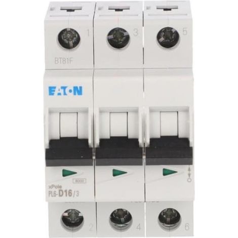Disyuntor 3P D 16A 6kA CA PL6D163 286613