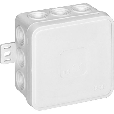 Orno CLICK scatola in plastica bianca impermeabile IP54 75x75x41 mm