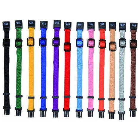 TRIXIE 15551 COULEURS ASSORTIES S-M CHIEN COLLIER STANDARD (4011905015552) (1/2)