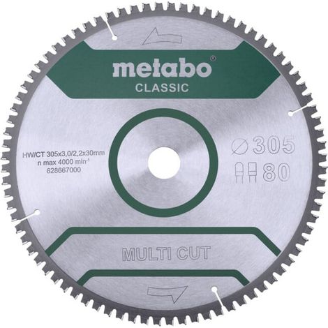 MultiCutClassic Metabo 305x30 80 FZ/TZ 5°neg /B