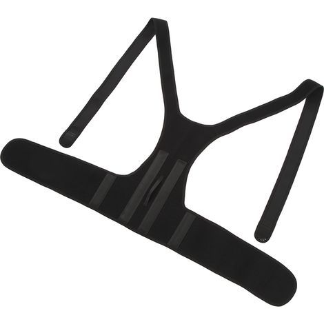 Correcteur de Dos Respirant et Ajustable pour Homme et Femme - Noir