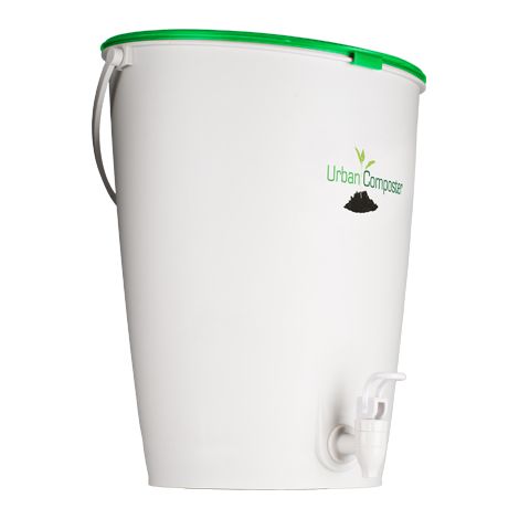 GARANTIA Urban compostiera 15 litri verde, incl. coperchio e spray per compost