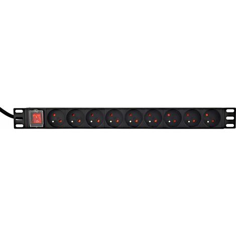 Gembird Rack power strip PDU 9xFR 1U 16A F (1/5)