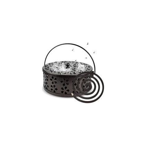 Support Spirale Anti Moustique, Support Spirale Anti Moustique Exterieur, Métal Anti Moustique Spirale, Creux Porte Spirale Anti Moustique Convient pour Maison Camping Jardin