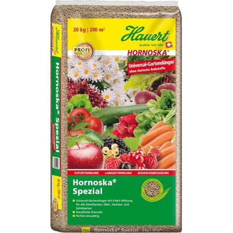 Hauert Universaldünger Hornoska Spezial 20 kg Gemüsedünger Gartendünger Blumen