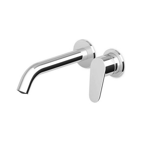 Lavabo incasso con miscelatore rivo cromo