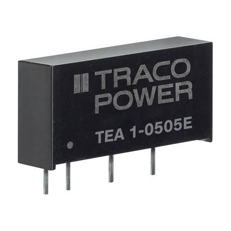 TracoPower TEA 1-0505E Convertisseur CC/CC pour circuits imprimés 200 mA 1 W Nbr. de sorties: 1 x Contenu 1 pc(s) Y779762 (1/2)