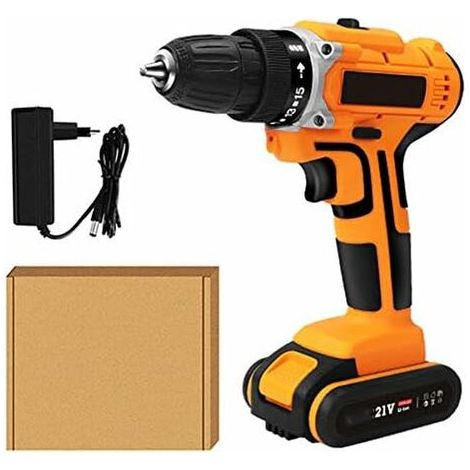 21v tournevis sans fil perceuse électrique batterie au lithium rechargeable perceuse électrique domestique portable étanche