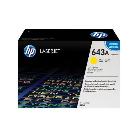 HP 643A toner LaserJet jaune authentique (1/2)