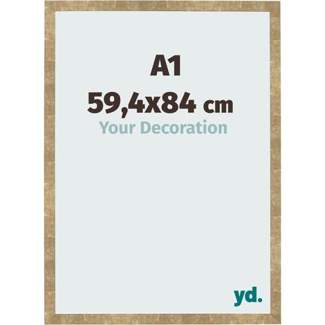 yd. - Cadre photo A1 59.4x84 - Or Antique - MDF - Bologna (1/5)