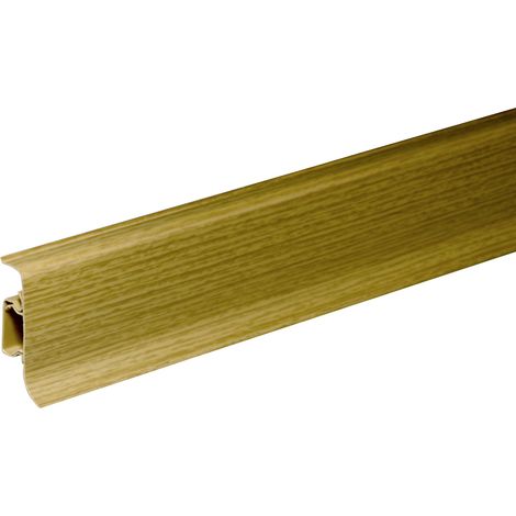 FN Neuhofer Klemmsockelleiste 250 cm 50 x 22,5 mm Eiche Leisten (1/3)