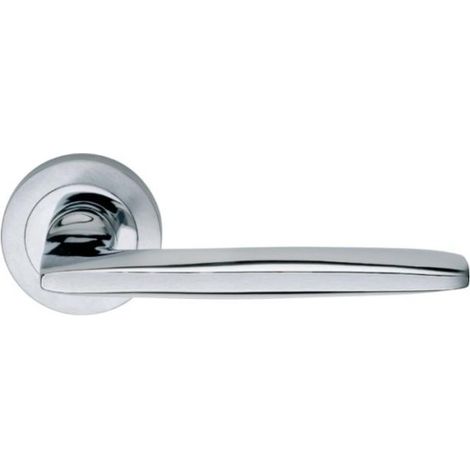 Maniglia per porte interne Pilar Cottali bicolore cromo