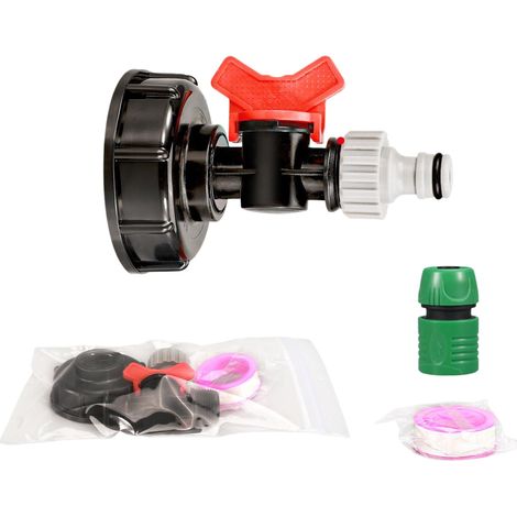 (Comprend le raccord de tuyau et l'interrupteur, réservoir d'eau non inclus) Robinet d'eau S606 trous avec buse - (robinet 6 trous) + raccord rapide 4 trous