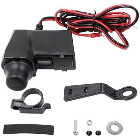 Chargeur USB pour moto, adaptateur de chargeur marin et camion, chargeur de téléphone portable, adaptateur allume-cigare, chargeur USB multifonctionnel pour motos, bateaux et camions (1/5)