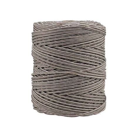 Cordón trenzado polipropileno 200m - 5mm x 200m blanco/marrón, ACCUMASTER. (1/2)