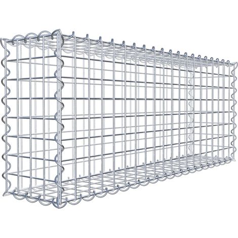 Gabiondeco - Gabion 100 cm x 40 cm x 20 cm (L x H x P). mailles 5 x 5 cm. Spirale - Made in Germany (1/9)