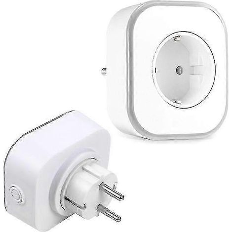 Mini prise intelligente avec télécommande sans fil Wi-Fi, prise européenne, fonction minuterie et interrupteur. (1/5)
