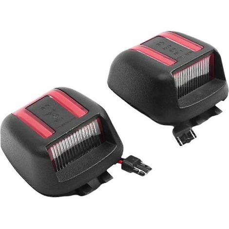 Zweifarbige LED-Kennzeichenbeleuchtung für Nissan Navara D40 Equator