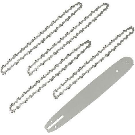 Chaine Tronçonneuse - 35 Cm - 52 Maillons - Pas 3/8 - Jauge 1 3 Mm - Pour Entretien Jardin - 4 Unites (1/5)
