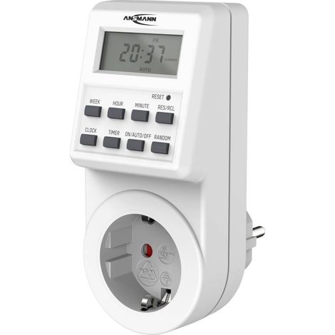 Temporizador digital ansmann aes6 programable 3680W