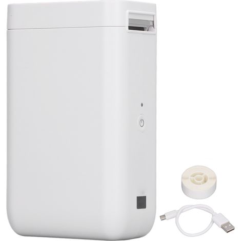 Étiqueteuse portable Bluetooth pour téléphone, mini imprimante d'étiquettes modifiable, idéale pour maison, école et bureau. (1/5)