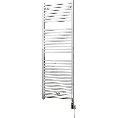 Todi - Chrome Electric Towel Rail H1420mm x W500mm Straight 300w Thermostatic WIFI (1/3)