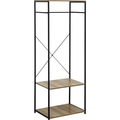 Perchero Metálico y de Madera Oinu 167x60x40,4cm 7house (1/5)
