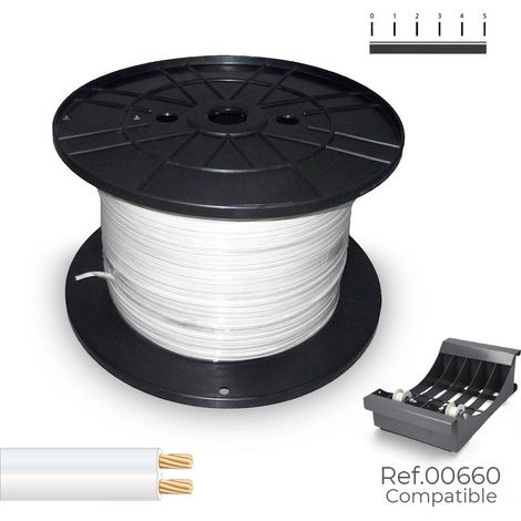 SEDILES Cavo parallelo 48V 2x0,75mm² colore bianco 500m (bobina Ø26x15cm)