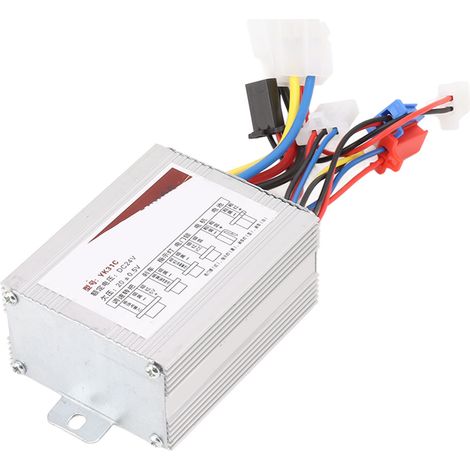 Contrôleur de Moteur 350W 24V pour Vélo Électrique, Boîtier en Alliage d'Aluminium avec Protections Multiples pour Tricycles Électriques (1/5)