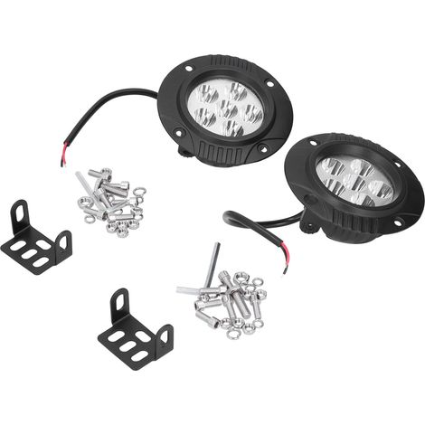5-Zoll-Rund-Frontstoßstangenleuchte mit integrierter LED-Lampe, 6000 K, 6000 lm, hohe Helligkeit, IP67 wasserdicht (1/5)