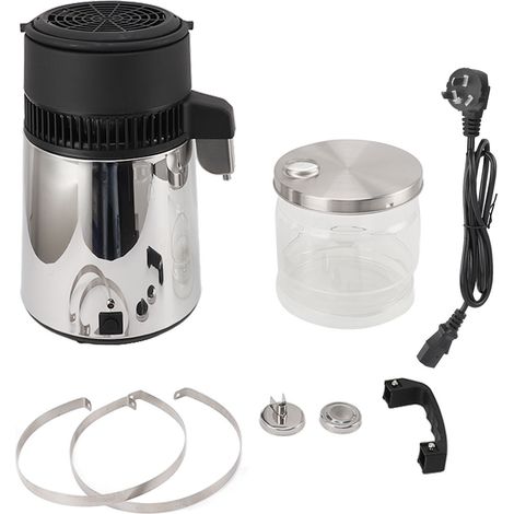 Distillateur d'eau 4L, acier inoxydable 750W, purificateur d'eau distillé automatique pour comptoir domestique, prise AU 220V (1/5)
