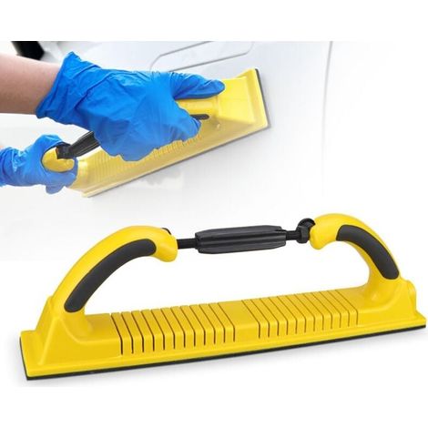 Blocco di levigatura manuale flessibile con raggio regolabile per longboard, blocchi di levigatura flessibili, strumento di riparazione per blocchi di levigatura manuale (1/4)